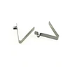 custom V shape spring clip press button spring lock push button clip