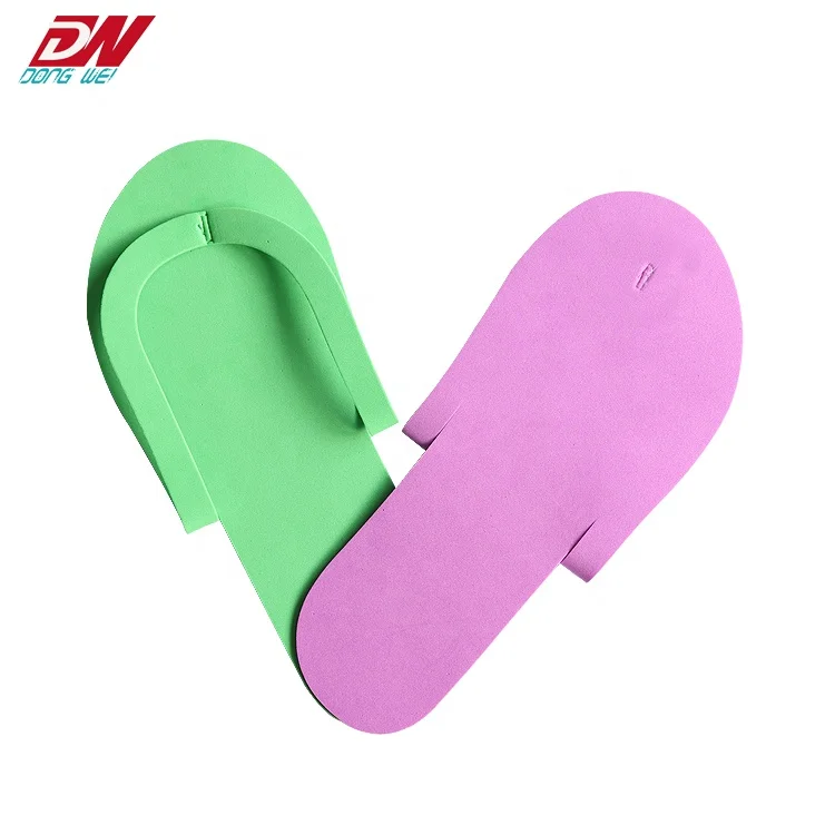
factory supplies disposable Eva slippers for hotel pedicure shops 
