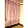 wholesale100% polyester jacquard curtain of shower blackout curtain pink color