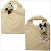 Personalized durable polyester shopping bag foldable reusable
