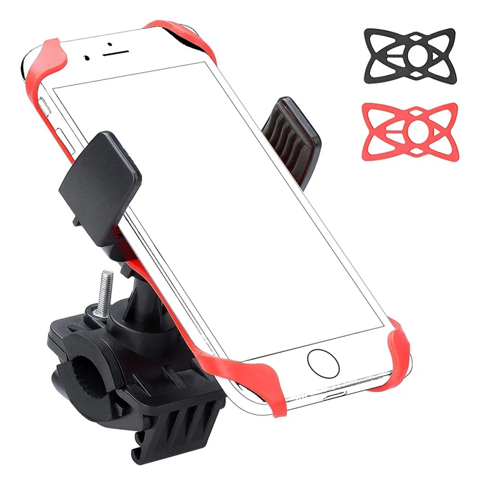 

Custom Logo Cell Phone Cradle Bicycle Mount Universal Mobile Phone Holder for Bike