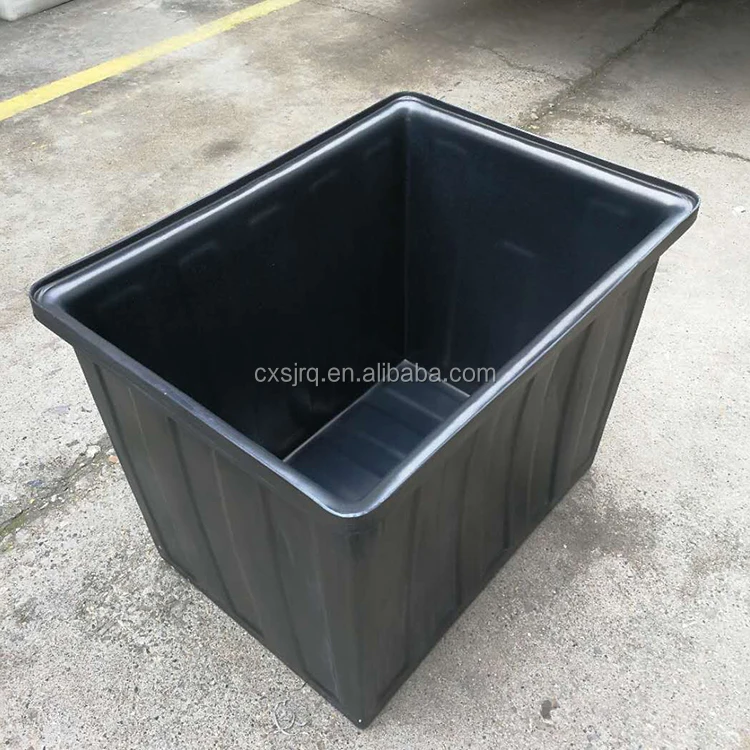 plastic tub on wheels