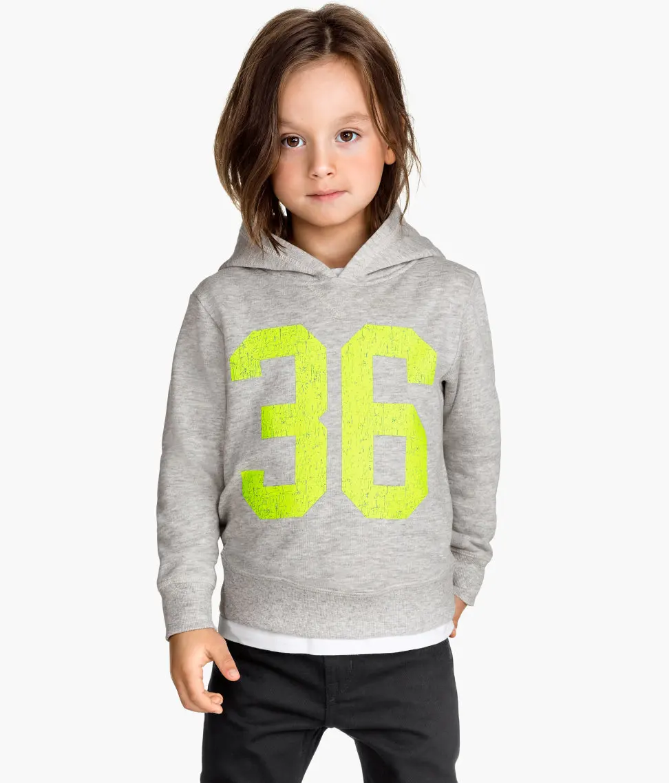 high quality kids printed hoodies cotton sweatshirts