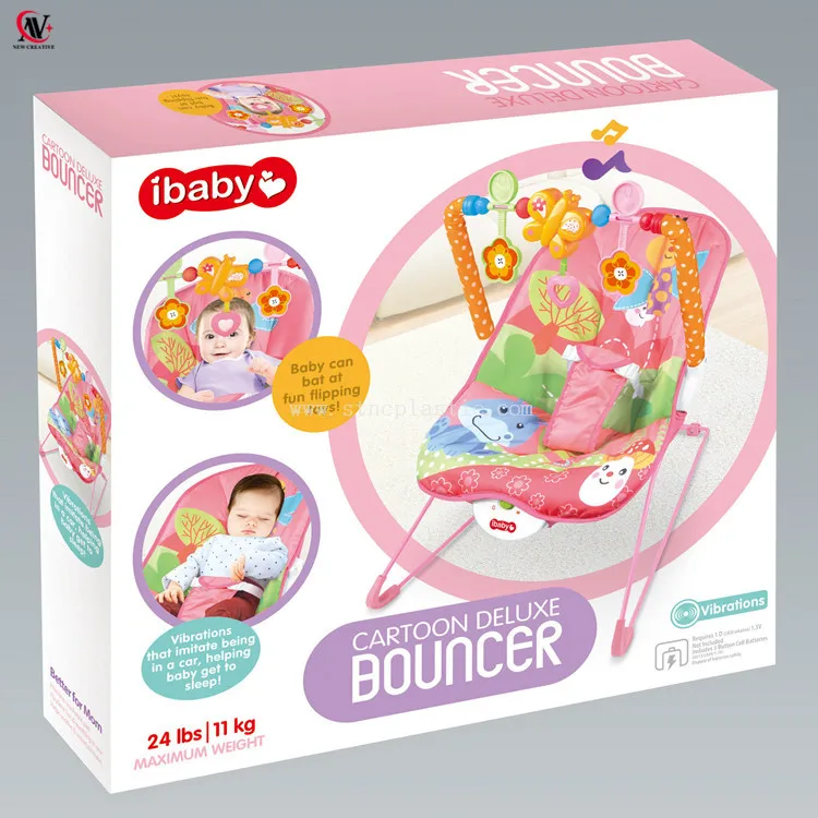 baby cartoon deluxe bouncer