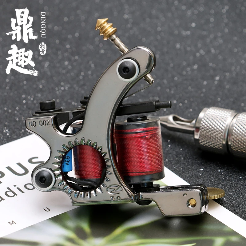 

AI-Aiheogae Wholesaler 10 Wrap Handmade Liner Tattoo Gun Tattoo Machine, As picture