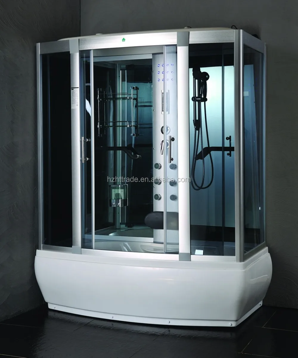 New Big Bathroom Computerized Control Modern Rectangle Steam Shower