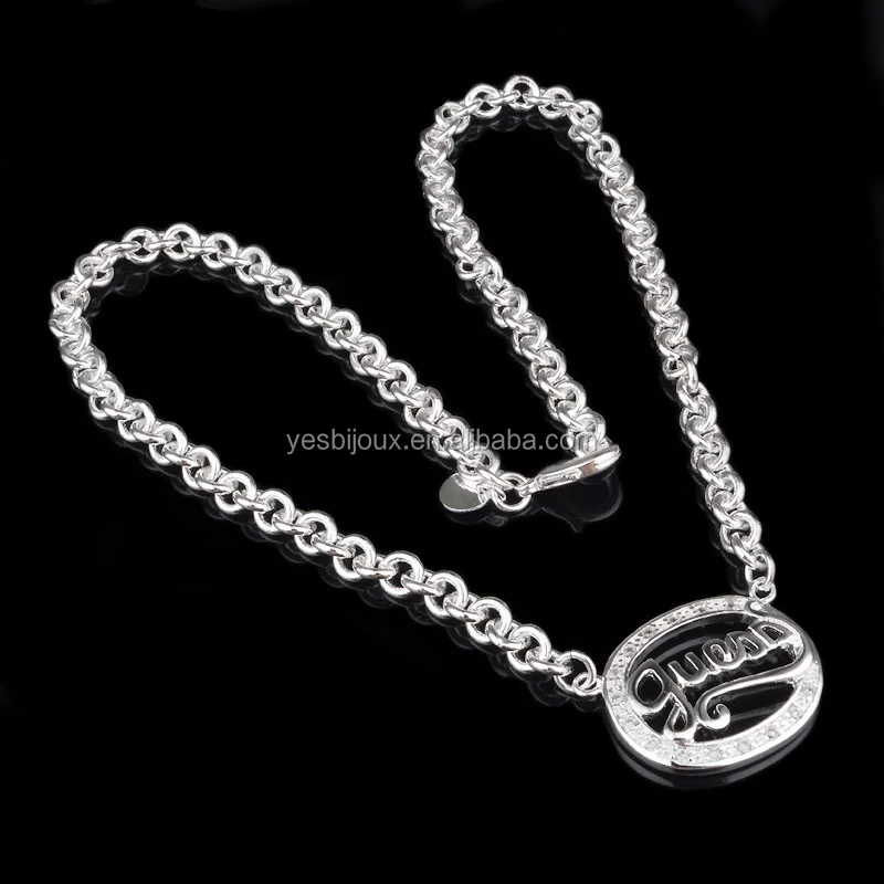 

vietnam silver zirconia necklace 925 silver gem jewelry bisuteria