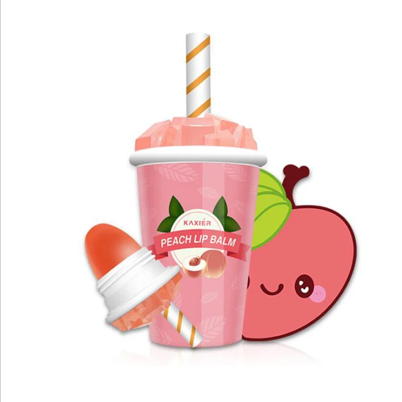 

OEM cola drink cup lipstick moisturizing temperature change lasting lip balm 4 color for Child and pregnant woman, Customorized