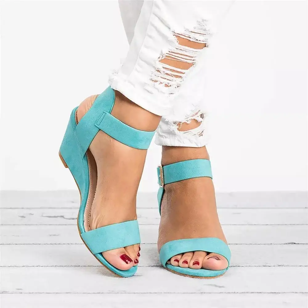 
Ladies wedge heel sandals women shoes 
