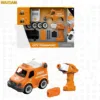 21PCS B/O electric assemble RC toys kids intelligence DIY building blocks