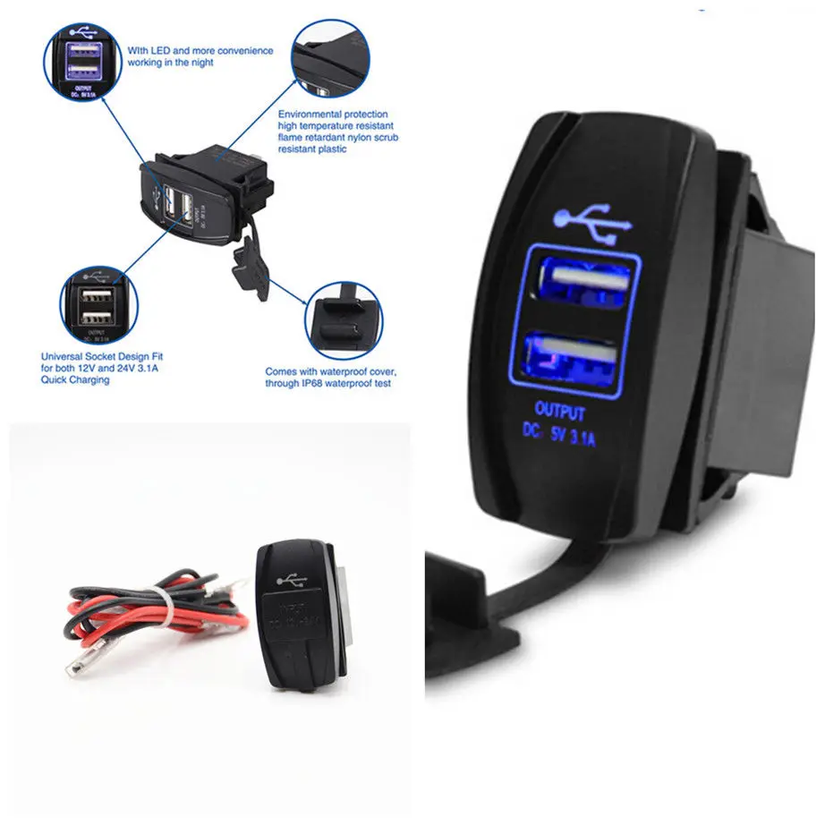 12v usb phone charger