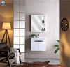 Factory direct white modern bathroom vanity unit small plywood bathroom vanity mirror cabinet