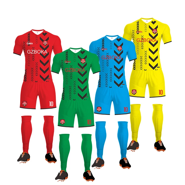 

Wholesale club soccer uniforms black color jersey soccer football shirts, Custom color