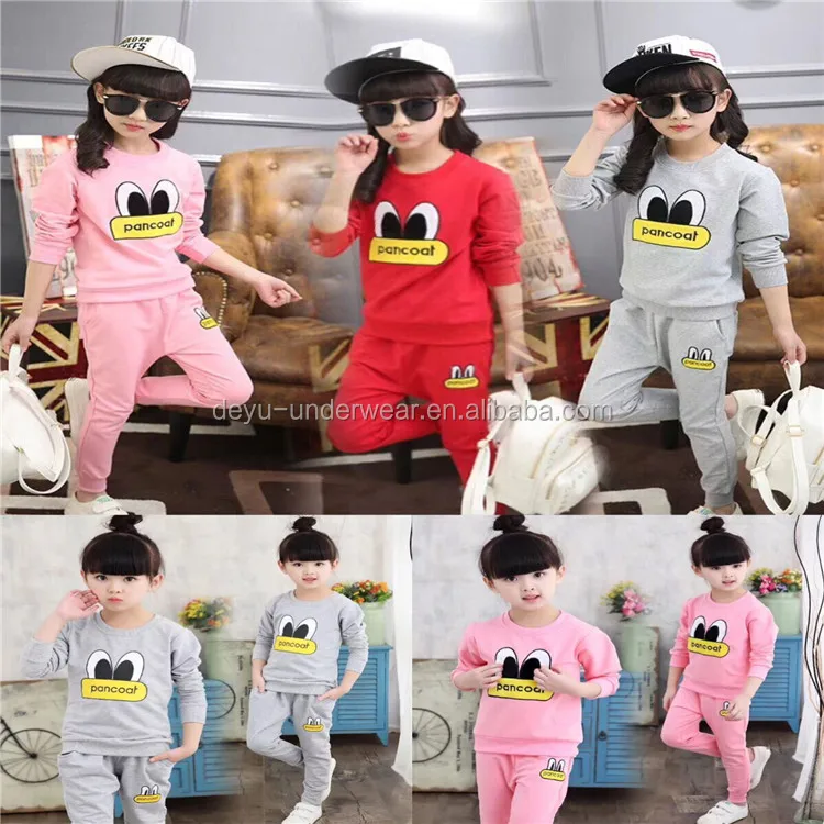 1.55 Dollar GDZW754 Kids 3-8Years Factory Wholesale Cheappest Clothes Sets Mixing Colors hoodies for kids from pakistan, india