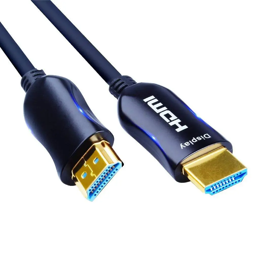 

Ultra Slim Long HDMI Fiber Optic Cable 2.0b 33ft Premium High Speed support 18.2Gbps 4K 60Hz HDR,ARC,Dolby Vision, N/a