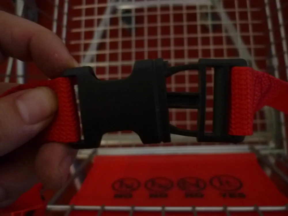 Rhssb02 Safety Belt For Shopping Cart Baby Seat Belts 110cm*6.7cm Red