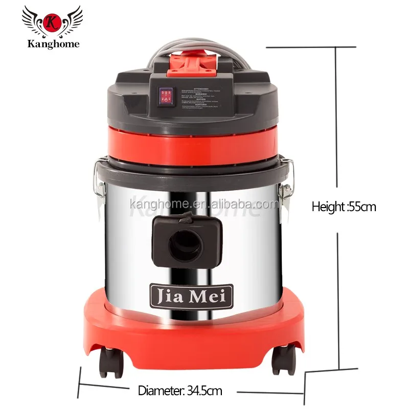 Multipurpose Professional 15l 1000w Hotel Industrial Hand Held Ash Wet