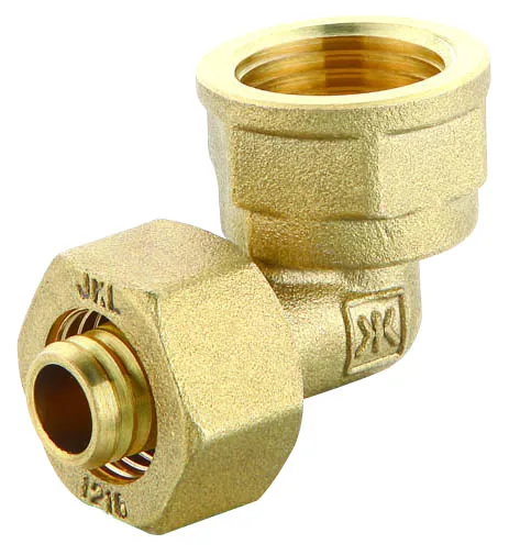 good quality brass compression sanitary fitting for copper pipe elbow brass fittings pipe extension fitting