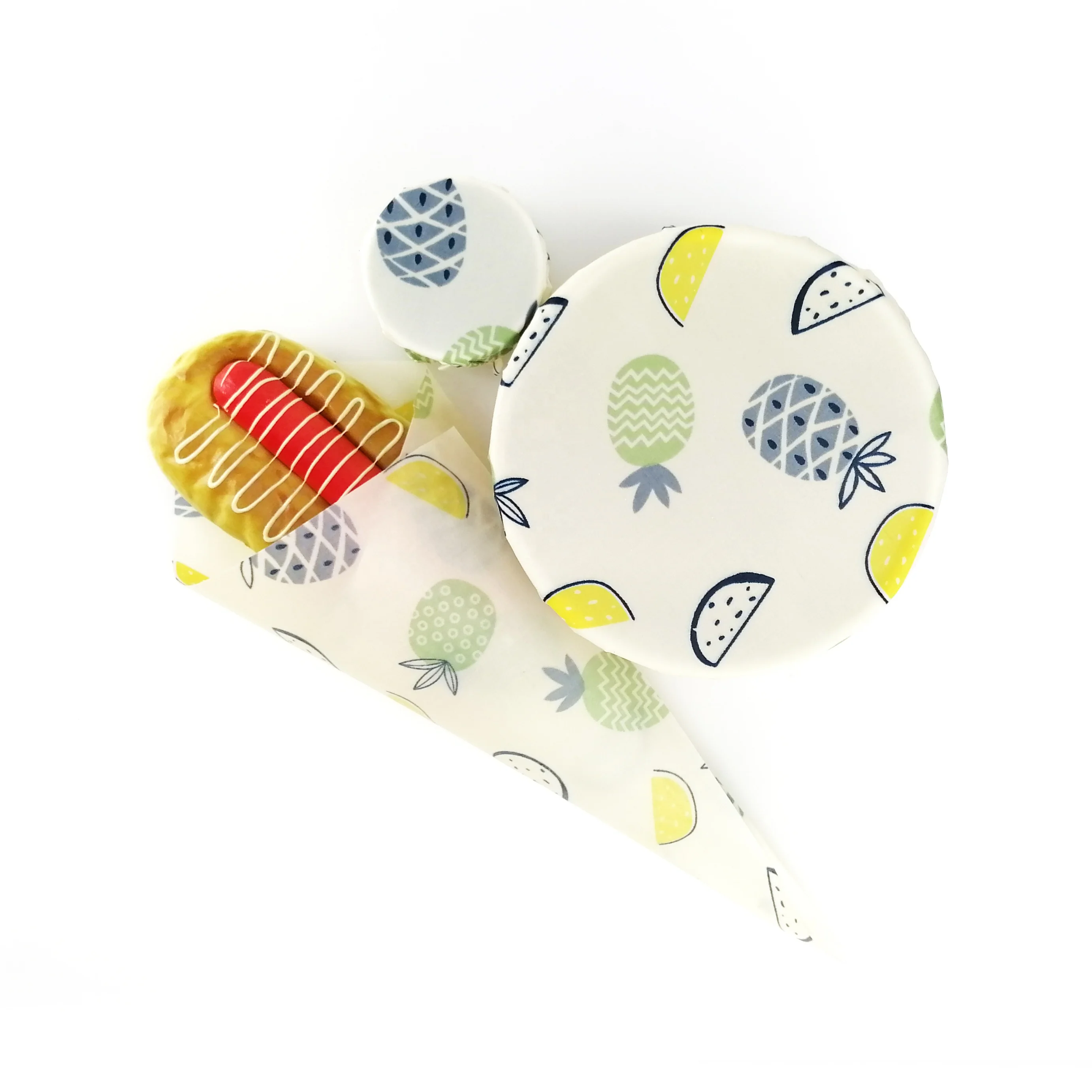 Factory Direct Sale Cheap Eco-friendly Beeswax Food Wraps For Sustainable Food Storage