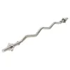 Professional 1'' Chromed Curl Bar Solid Steel Bar to Arm Exercise