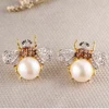 Bee shape Earring Stud And Ring Display Stand Gift Beauty Sets