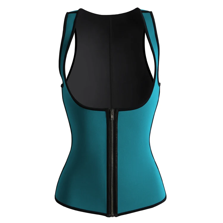 

Hot Sale Women sport t-shirt Neoprene Slimming Vest, Blue