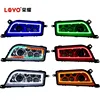 Top Quality!!! RGB High/Low Beam 30w/15w Headlight For ATV with RGR Angel Eyes Control by APP WIFI Bluetooth Only Made By LOYO