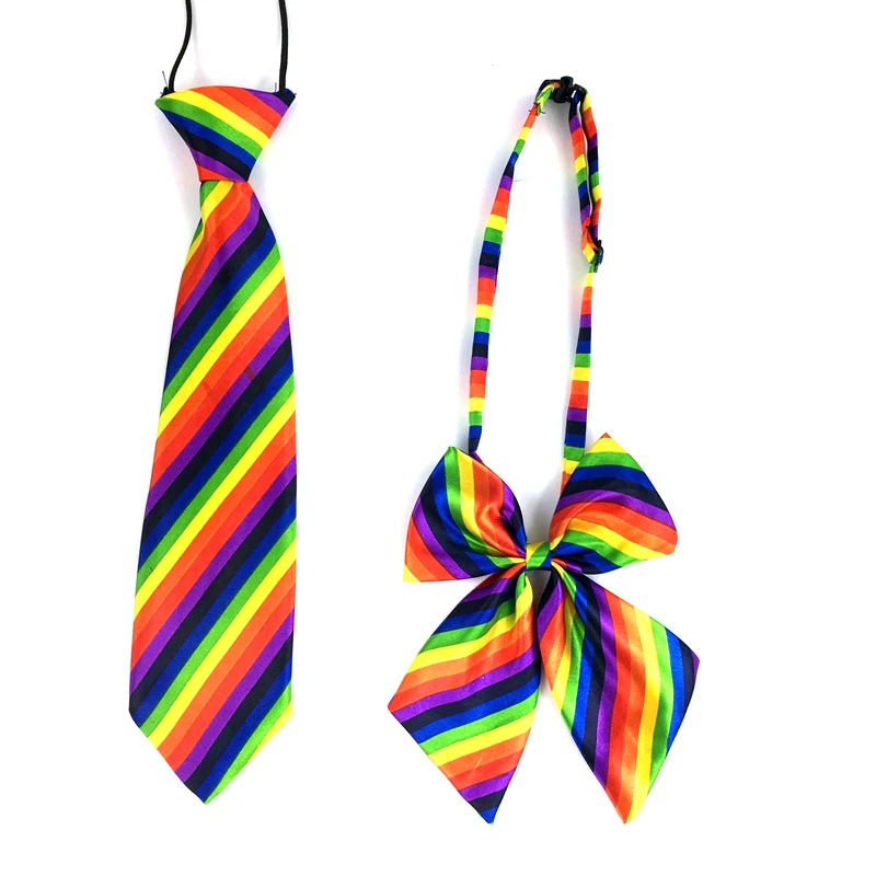 High quality Unisex Imitation silk tie collar flower cable tie student bow tie for School