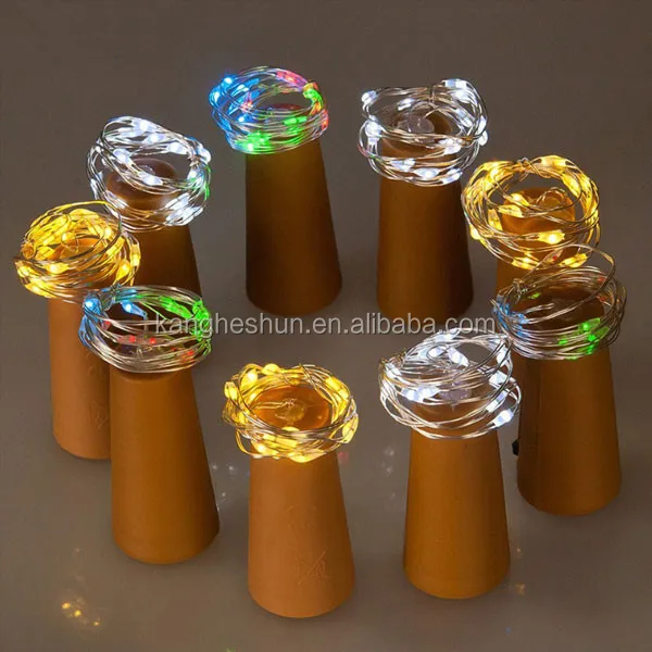Details about   10 Corchos De Vino Luces LED Alambre Para Botellas Decoraciones Navidad Casa Set 