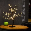 Zogift Cherry Blossom Tree 48 LED Black Branches withTwig Tree Lamp for Party Wedding Indoor & Outdoor Christmas Decoration