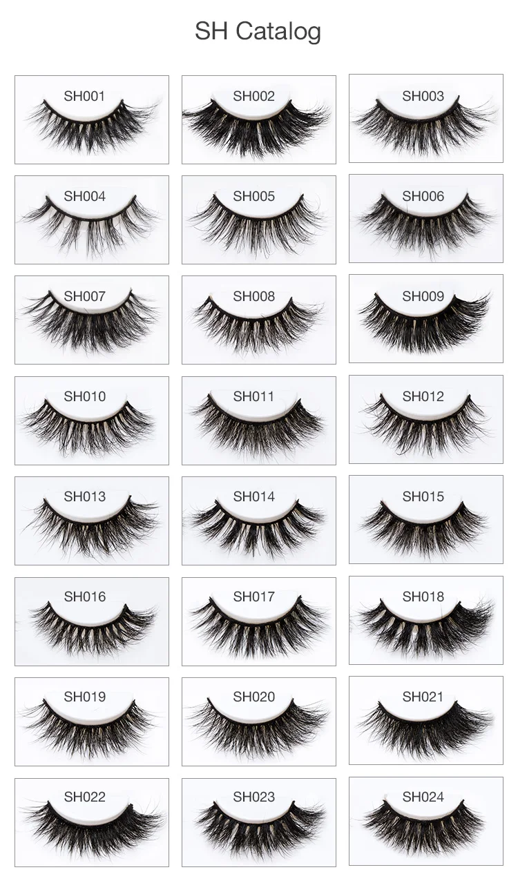 Wholesale Product 3D Mink False Eyelash Strip Lashes Lollipop Packaging