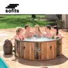 Bestway 54189 Helsinki AirJet 71in x 26in outdoor hot tub spa whirlpool, portable big spa bathtub