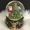 Father Christmas Tree Snow Globe LED Light Up Colour Gisela Graham snow globe make your own