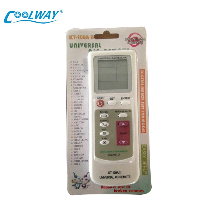 Factory Supplies High Quality A/C Air Conditioning Universal Remote Control Wholesale Split Units Universal Ac Control System