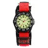 Wholesale colorful cool boy water resistant sport watch custom dial and brand nylon strap Japan movt stainless steel back
