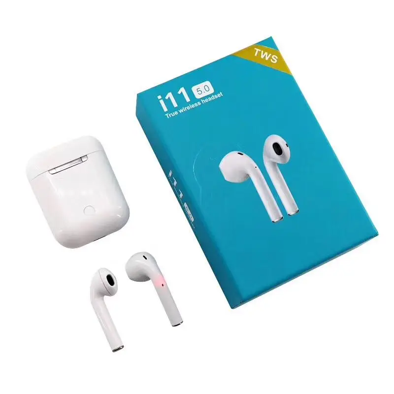 i11 Smart 5.0 Touch Operation Ture Wireless Headset With Rechargeable 350mAh Box