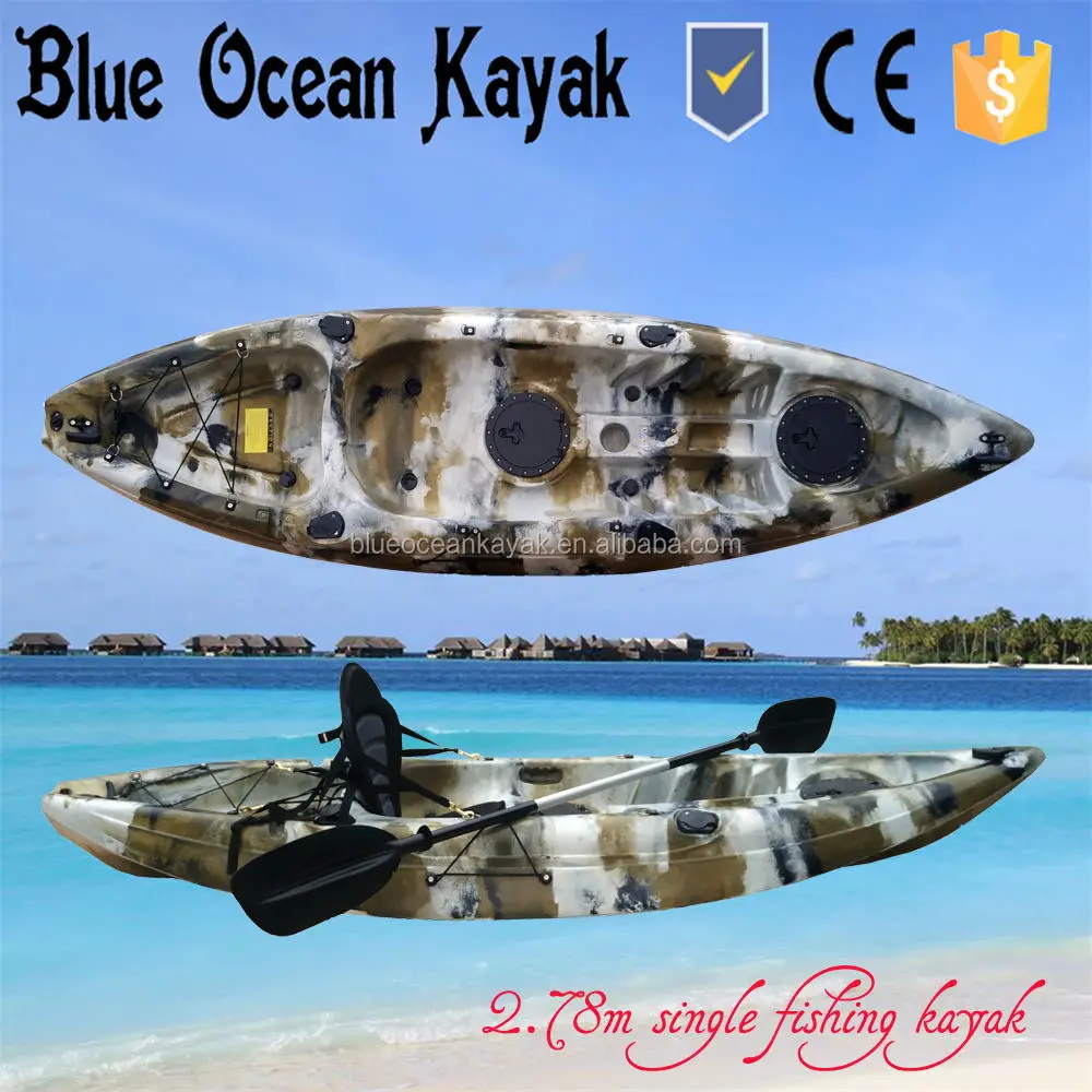 2015 Blue Ocean May hot sale cheap plastic kayak/cheap plastic canoe/cheap plastic boat