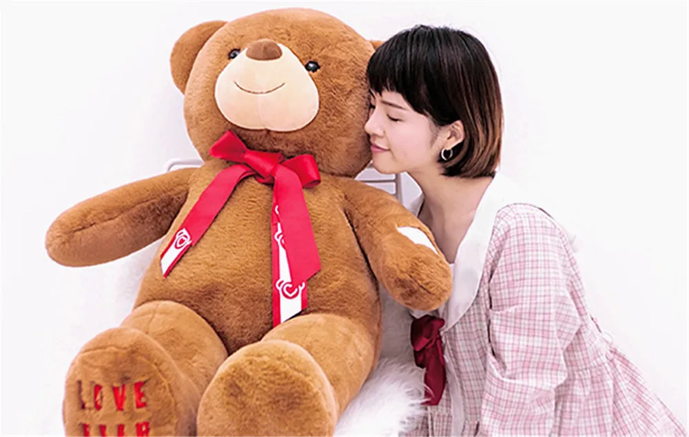 Fancytrader Pop Christmas Bear Plush Toy Giant Stuffed Valentine's Day Teddy Bear Gifts 120cm 47inch3