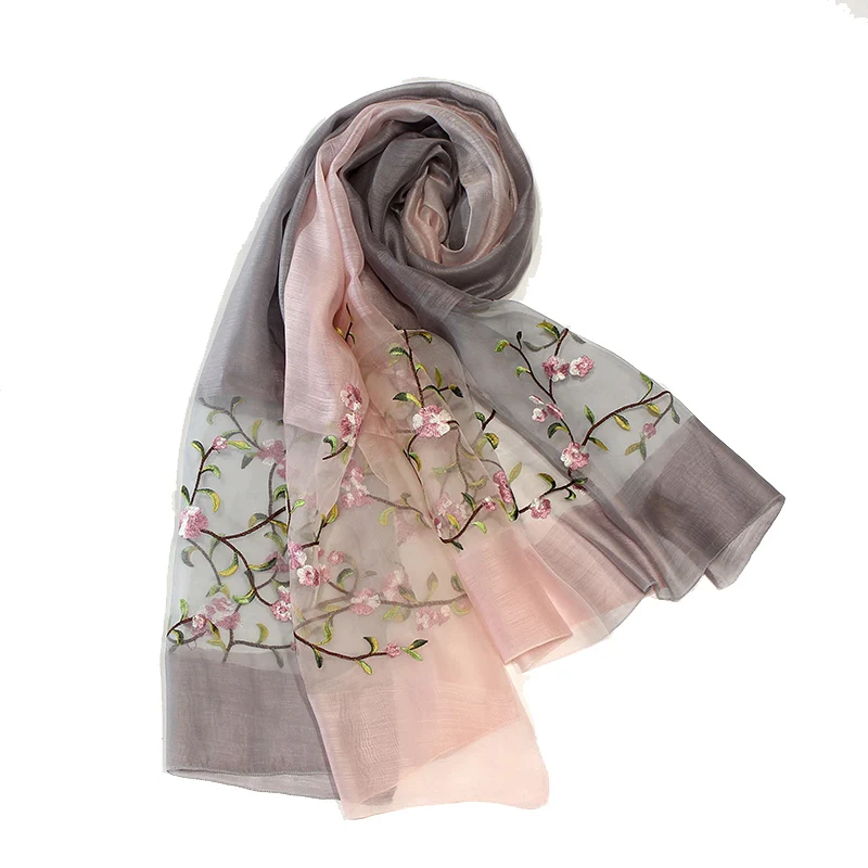 polyester silk scarf