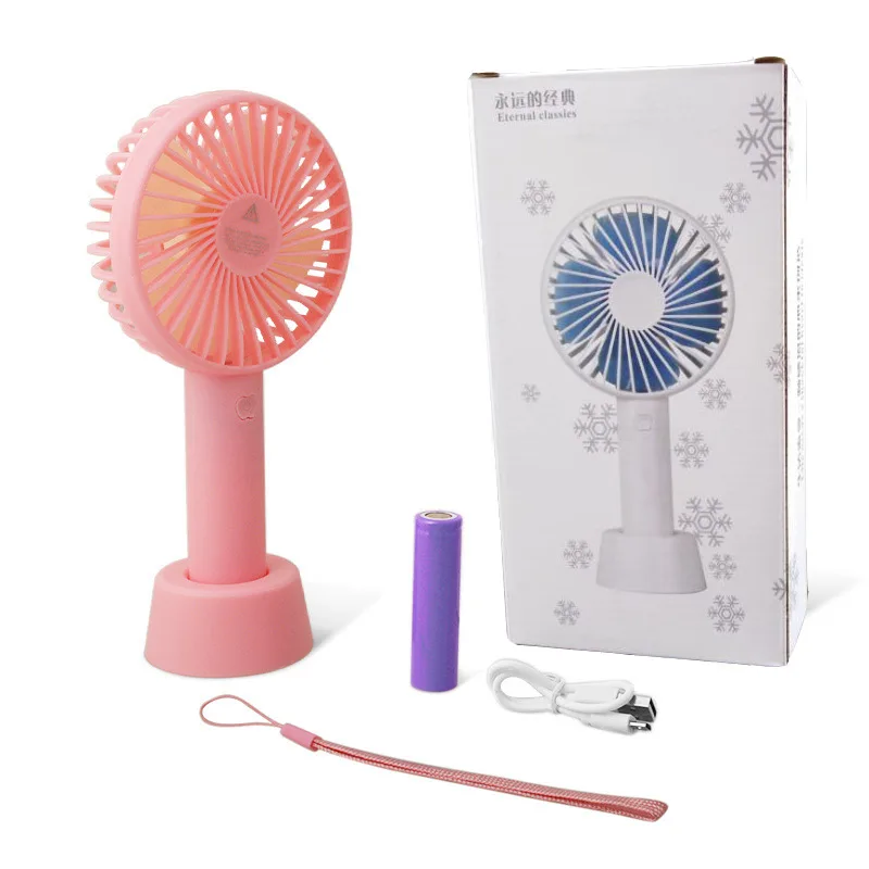 Wholesale Portable Mini Usb Rechargeable Handheld Fan Handfan Standing