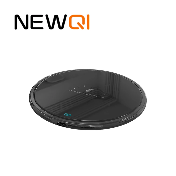 15w Wireless Charger Ultra Thin Qi Metal 5d Glasses Wireless Charger