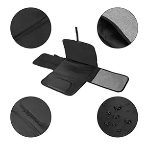 Baby Portable Diaper changing mat Pad With Storage Pockets for Baby Infants and Toddlers