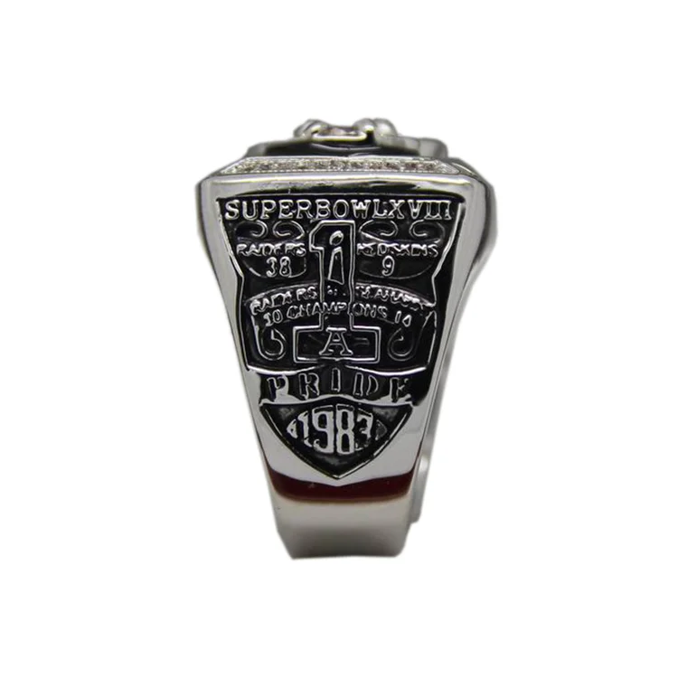 1983 Los Angeles Raiders Fashion Sport gold medalist National Football cheap Championship Ring