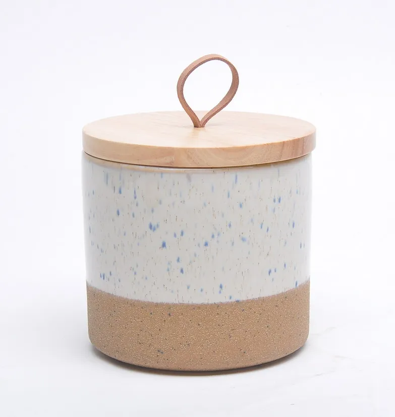 India empty cylinder shape straight side fancy ceramic vintage candle jars with logo 