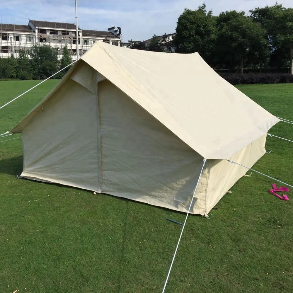 

Single layer canvas safari tents for 5-6 persons