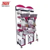 TSD-M139 supermarket rack mop display stand/ powder coating metal mop display/ pegboard display for mop