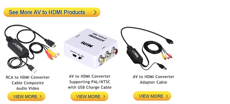 ayuda musical sistema Hdmi To Rca Cable,Hdmi Male To 3rca Connector Adapter Cable Cord  Transmitter (no Signal Conversion Function) - Buy Hdmi To Rca Cable,Hdmi To Av  Converter Adapter,Hdmi To Rca Cable Product on Alibaba.com