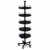custom floor standing advertising equipment metal and 4-tiered alcohol liquor display shelf