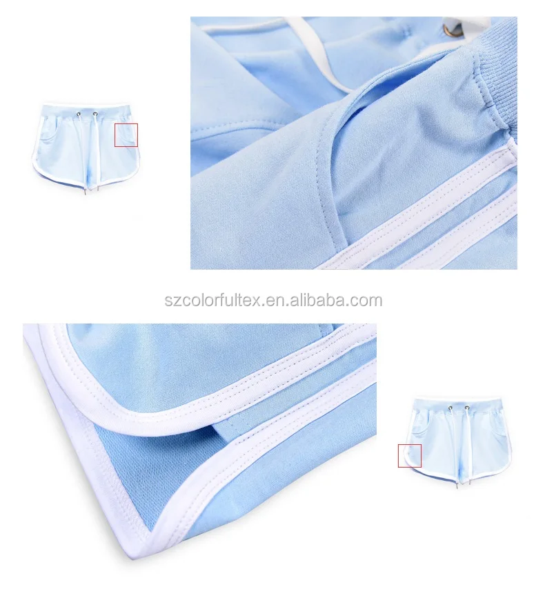 Custom logo blank plain gym women short sports running shorts