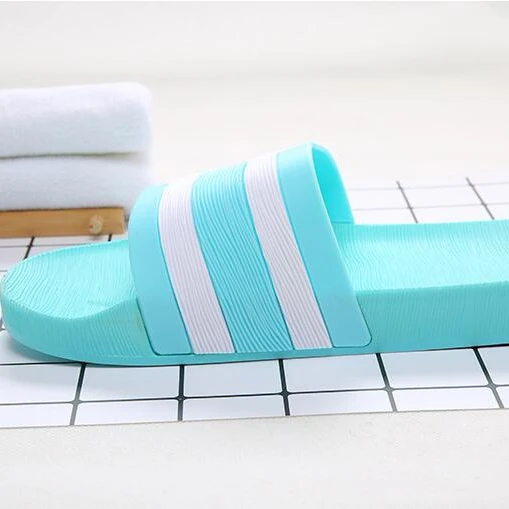 

New classic stripe design men and women indoor and outdoor anti-slippery wear slippers